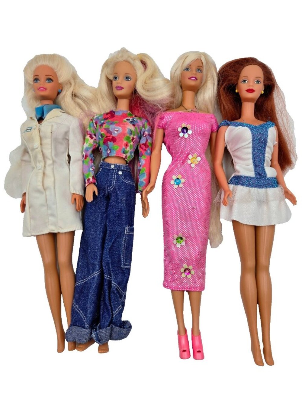 Barbie Doll Lot Dentist Happenin’ Hair Cool Clips Pretty In Plaid Midge Mattel 4
